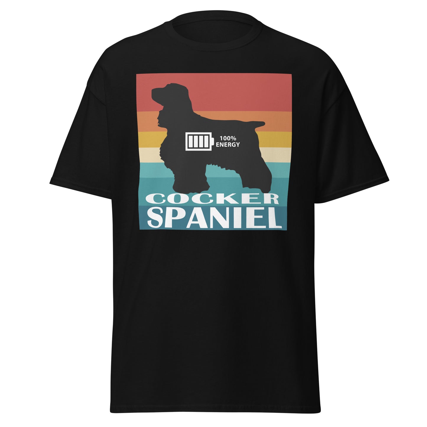 Cocker Spaniel 100% Energy Men's classic tee by Dog Artistry