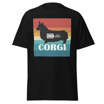 Corgi 100% Energy Men's classic tee by Dog Artistry