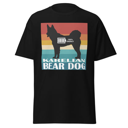 Karelian Bear Dog 100% Energy Men's classic tee by Dog Artistry