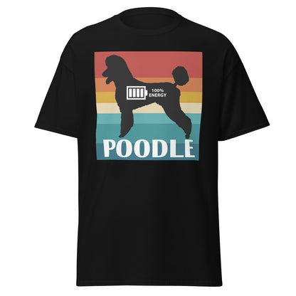 Poodle 100% Energy Men's classic tee by Dog Artistry