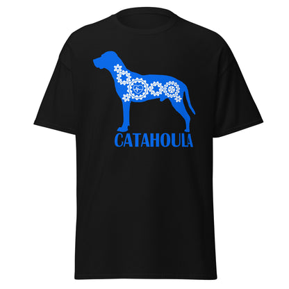 Catahoula Bionic men’s black t-shirt by Dog Artistry.