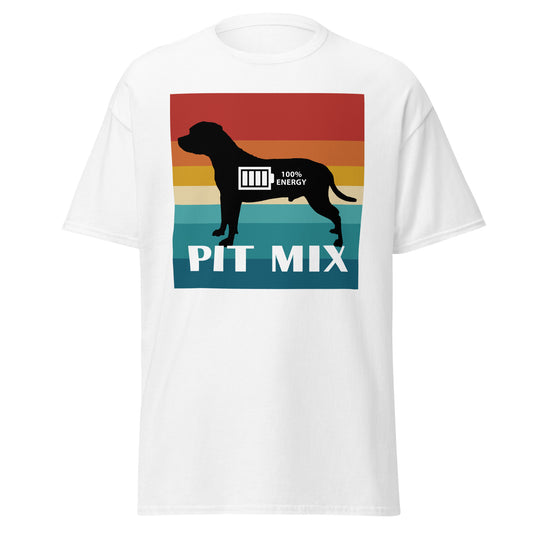 Pit Mix 100% Energy Men's classic tee by Dog Artistry