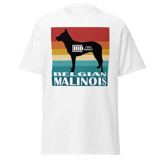 Belgian Malinois 100% Energy Men's classic tee by Dog Artistry