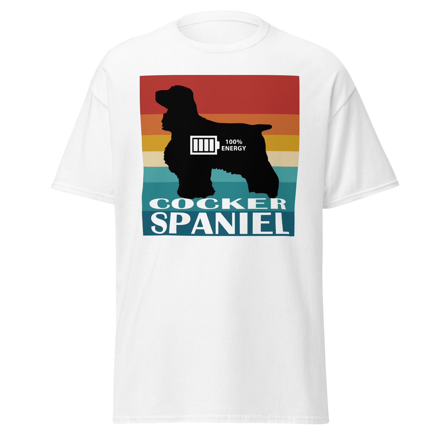 Cocker Spaniel 100% Energy Men's classic tee by Dog Artistry