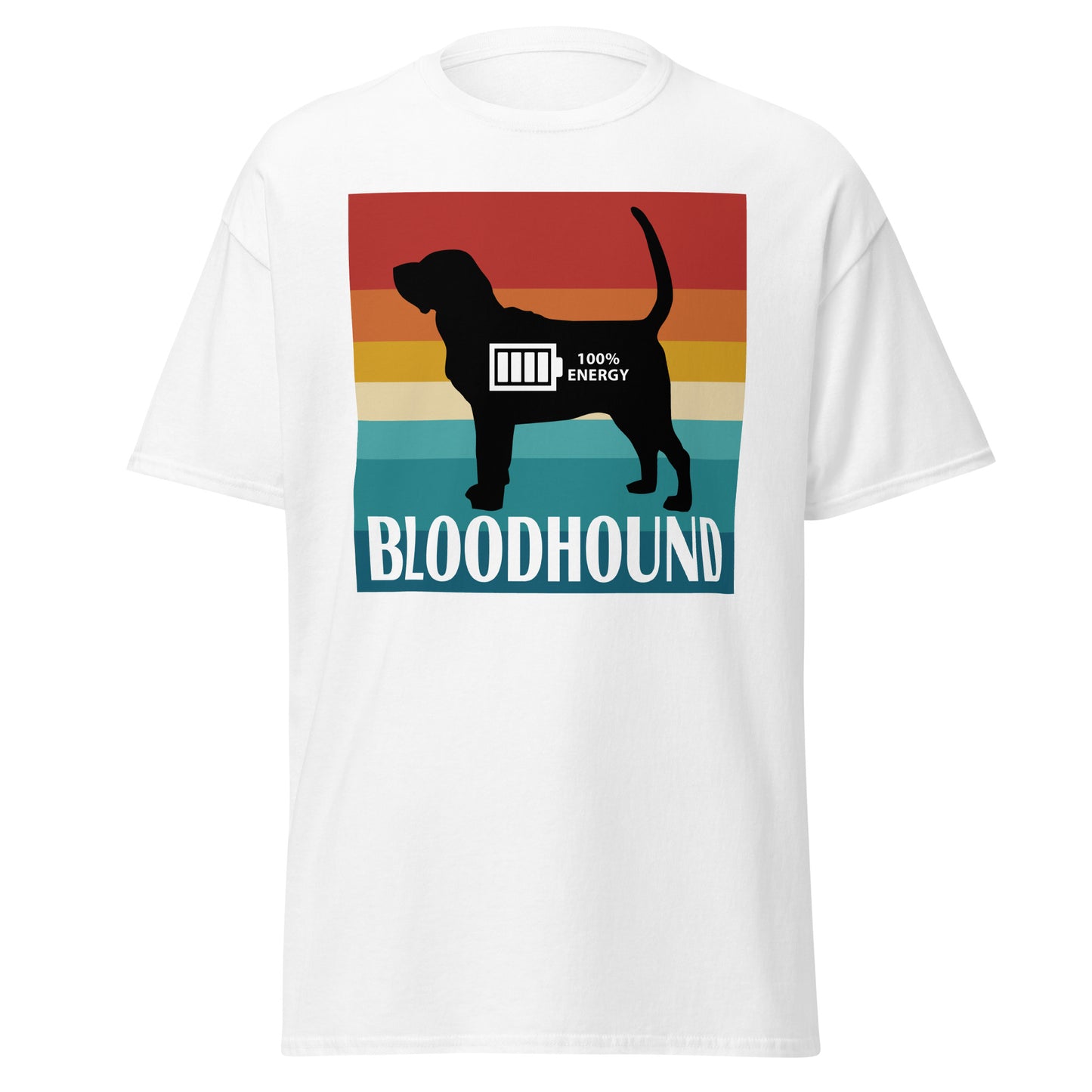 Bloodhound 100% Energy Men's classic tee by Dog Artistry