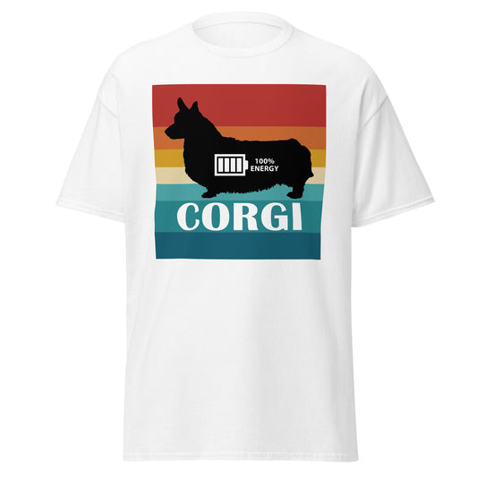 Corgi 100% Energy Men's classic tee by Dog Artistry