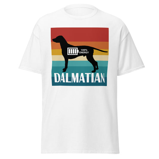 Dalmatian 100% Energy Men's classic tee by Dog Artistry