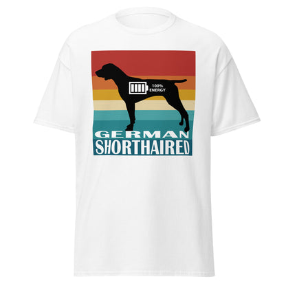 German Shorthaired 100% Energy Men's classic tee by Dog Artistry