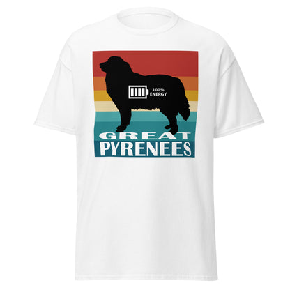 Great Pyrenees 100% Energy Men's classic tee by Dog Artistry