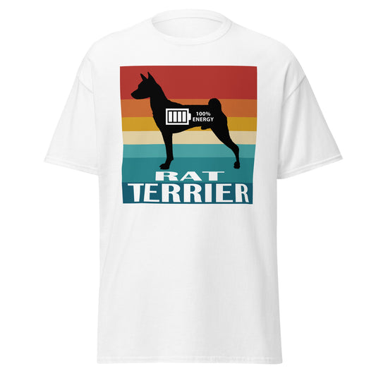 Rat Terrier 100% Energy Men's classic tee by Dog Artistry