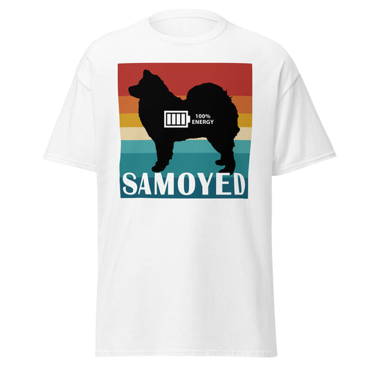 Samoyed 100% Energy Men's classic tee by Dog Artistry