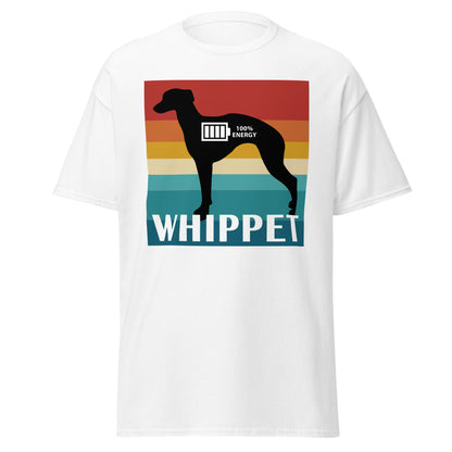 Whippet 100% Energy Men's classic tee by Dog Artistry