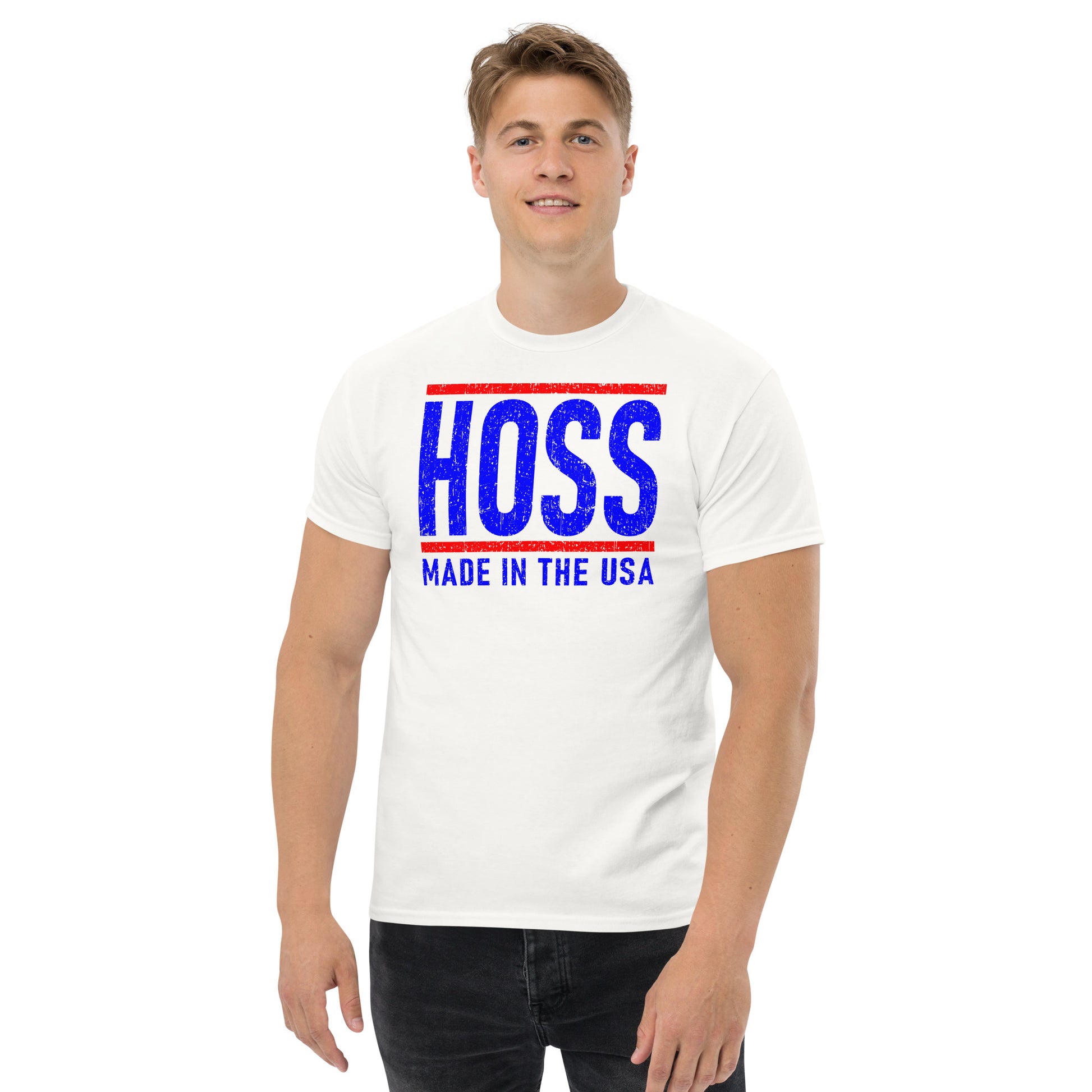 Hoss men's white t-shirt