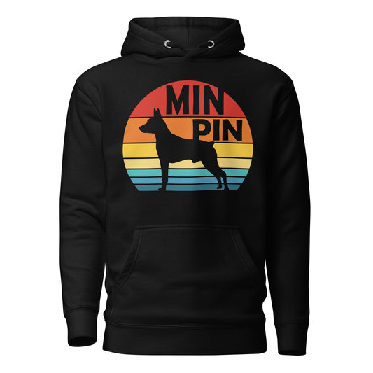 Sunset Min Pin Unisex Hoodie