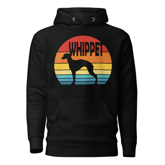 Sunset Whippet Unisex Hoodie