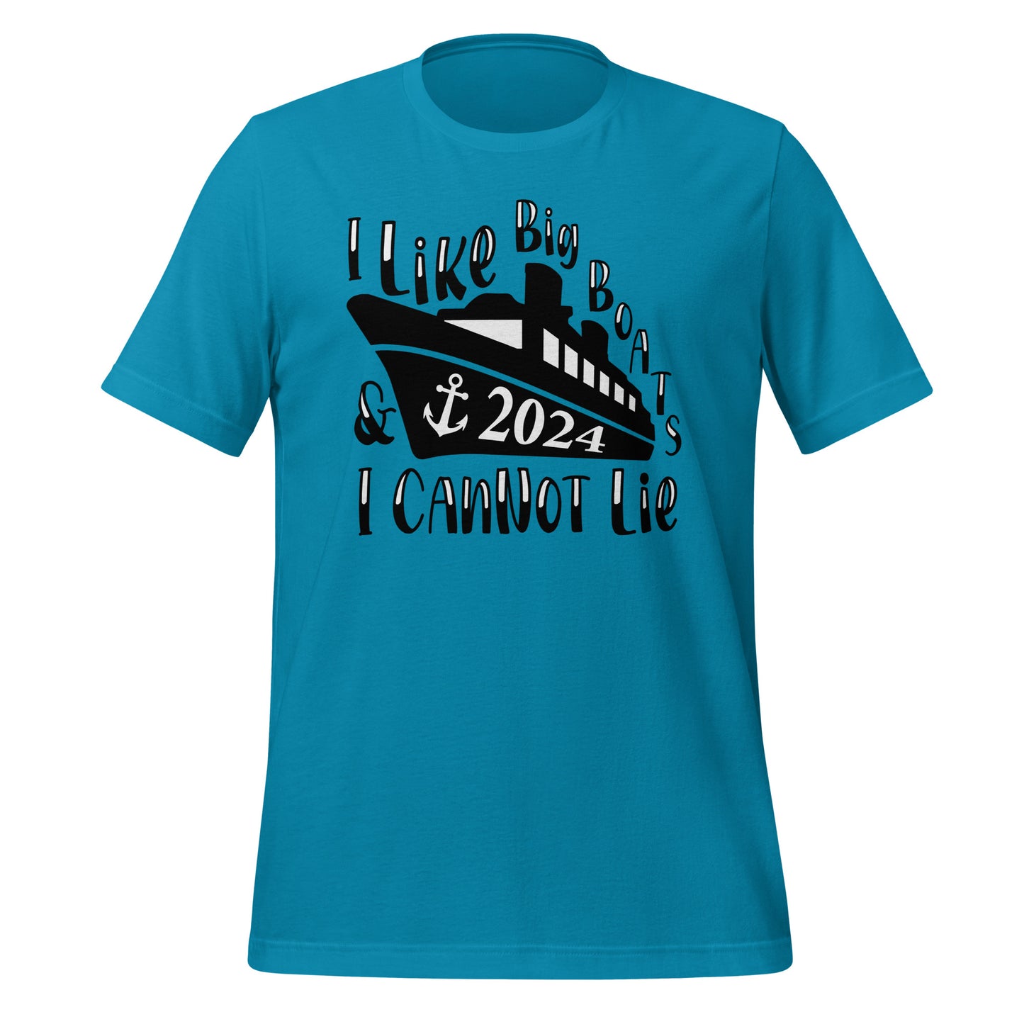 I Like Big Boats & I Cannot Lie 2024 Unisex T-Shirt Designed by Dog Artistry