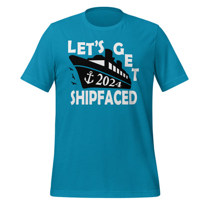 Let's Get Shipfaced 2024 Unisex T-Shirt Designed by Dog Artistry