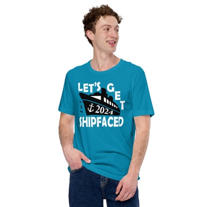 Let's Get Shipfaced 2024 Unisex T-Shirt Designed by Dog Artistry