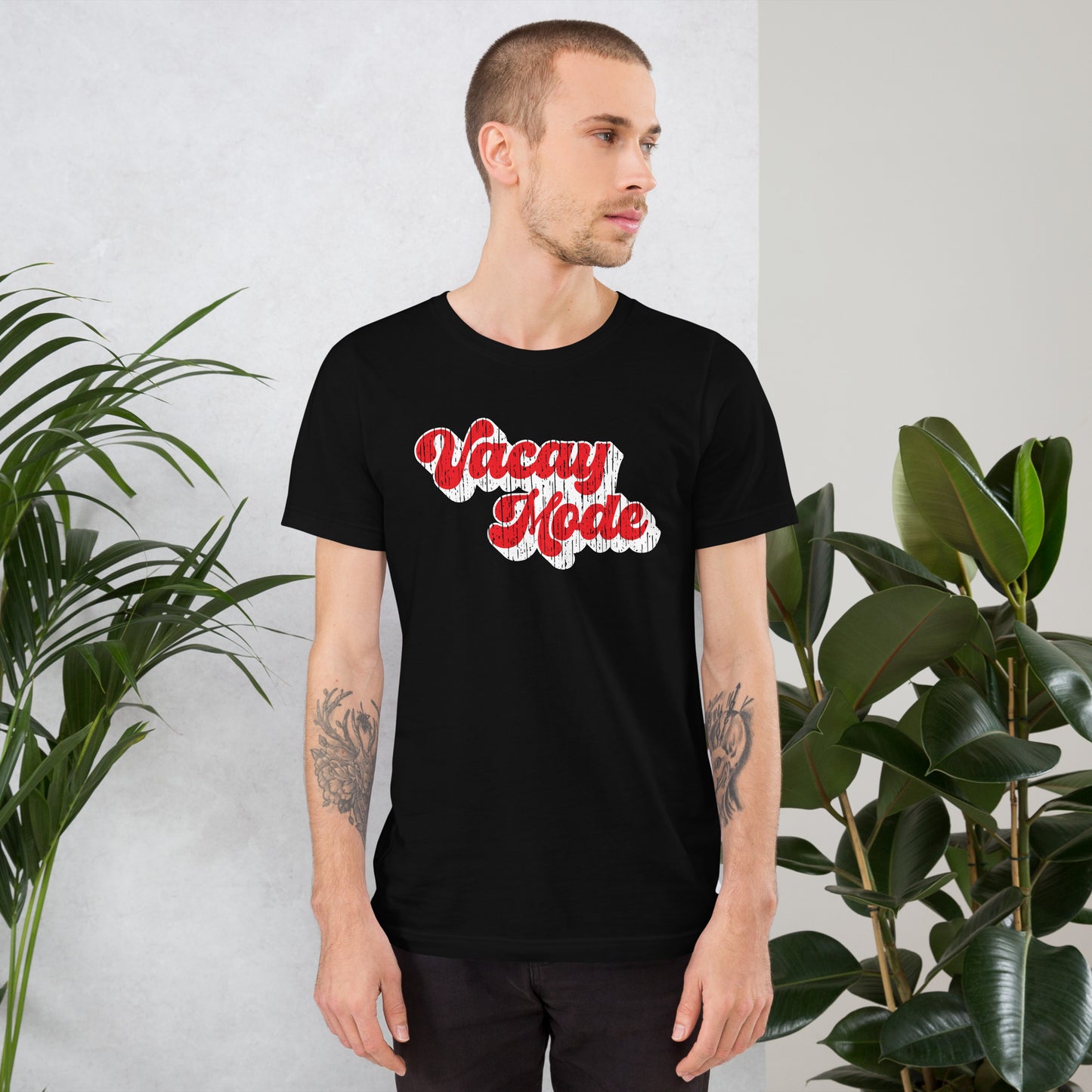 Vacay Mode Unisex T-Shirt Designs by Dog Artistry