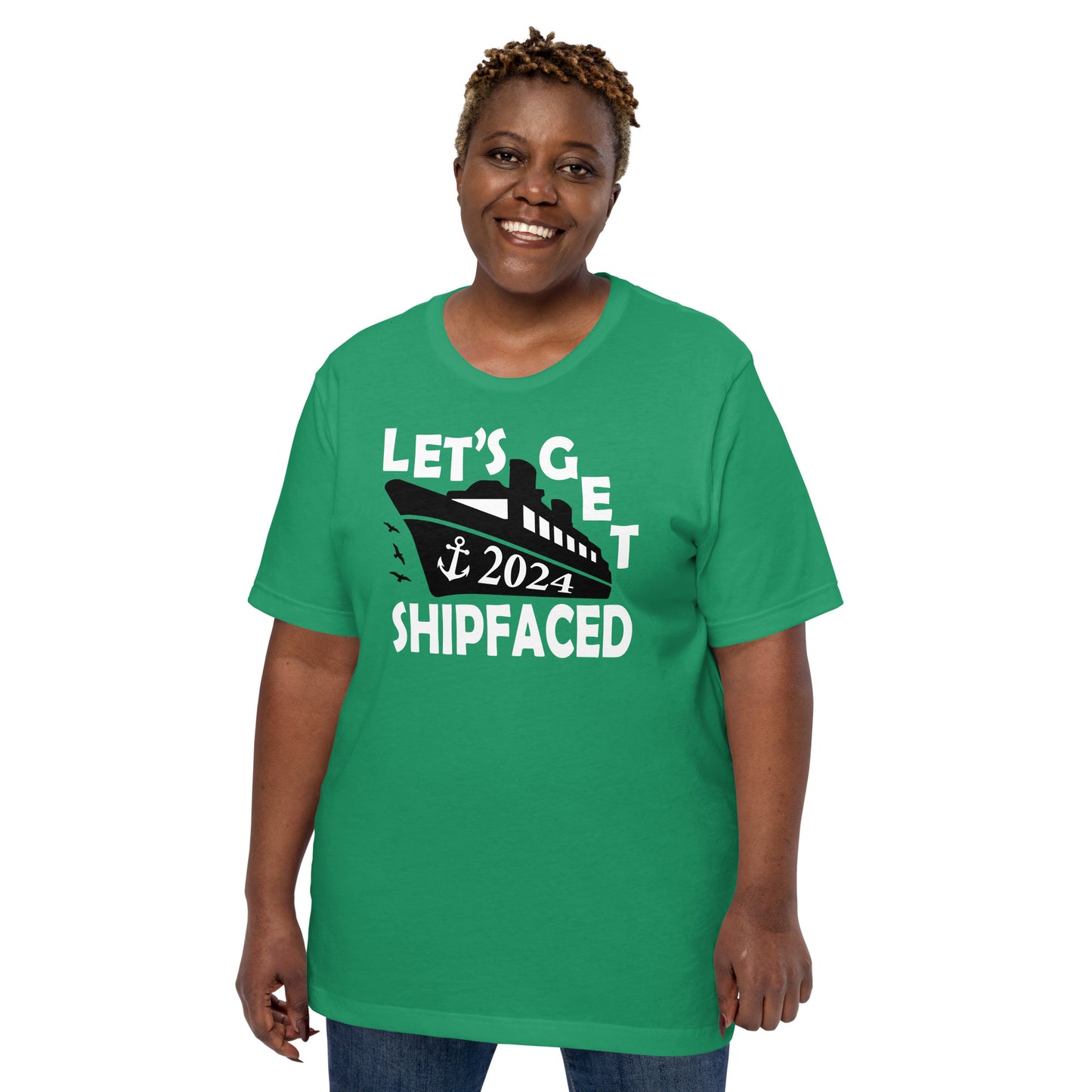 Let's Get Shipfaced 2024 Unisex T-Shirt Designed by Dog Artistry