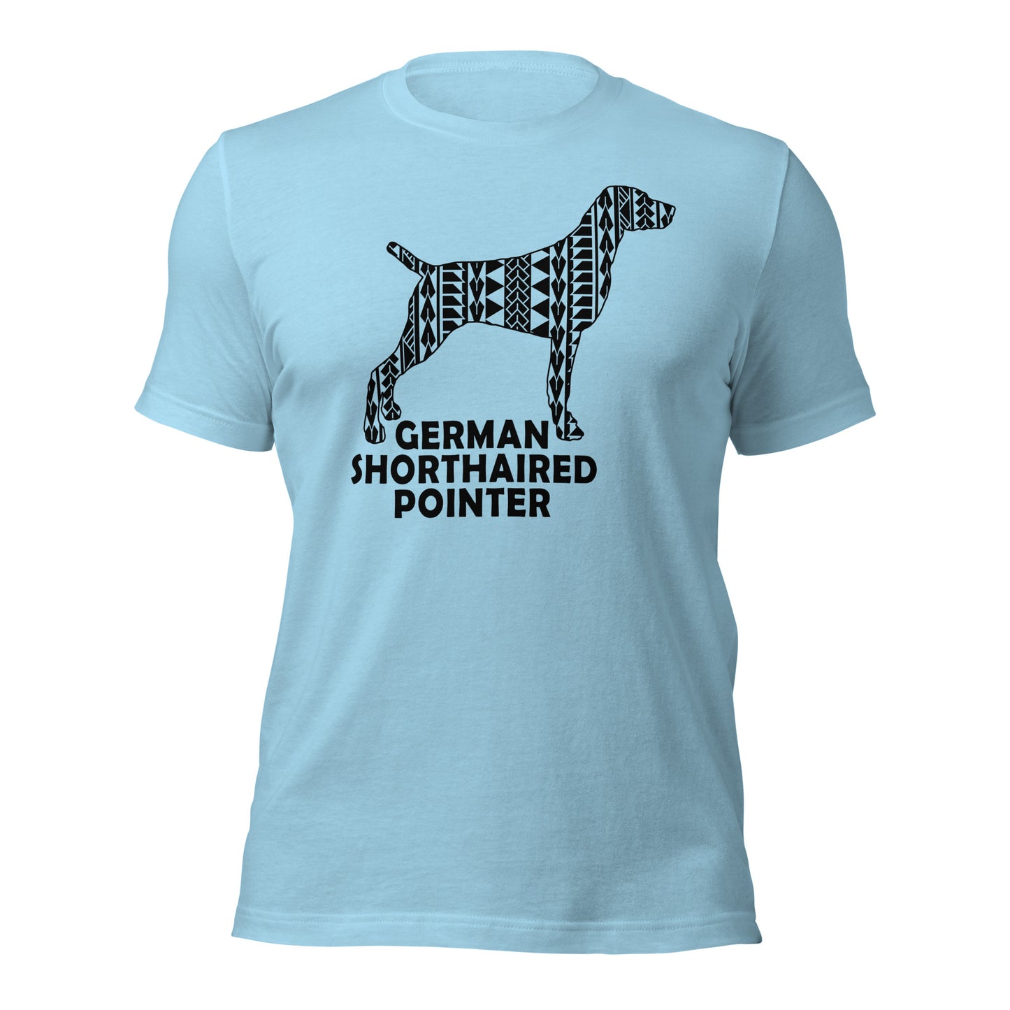 German Shorthaired Pointer Polynesian Design Unisex T-Shirt by Dog Artistry