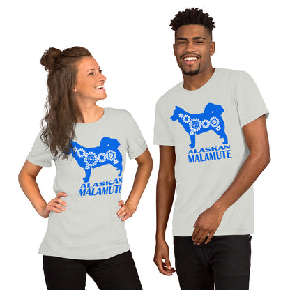 Alaskan Malamute Bionic Unisex t-shirt by Dog Artistry