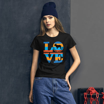 Love French Bulldog Women's short sleeve t-shirt