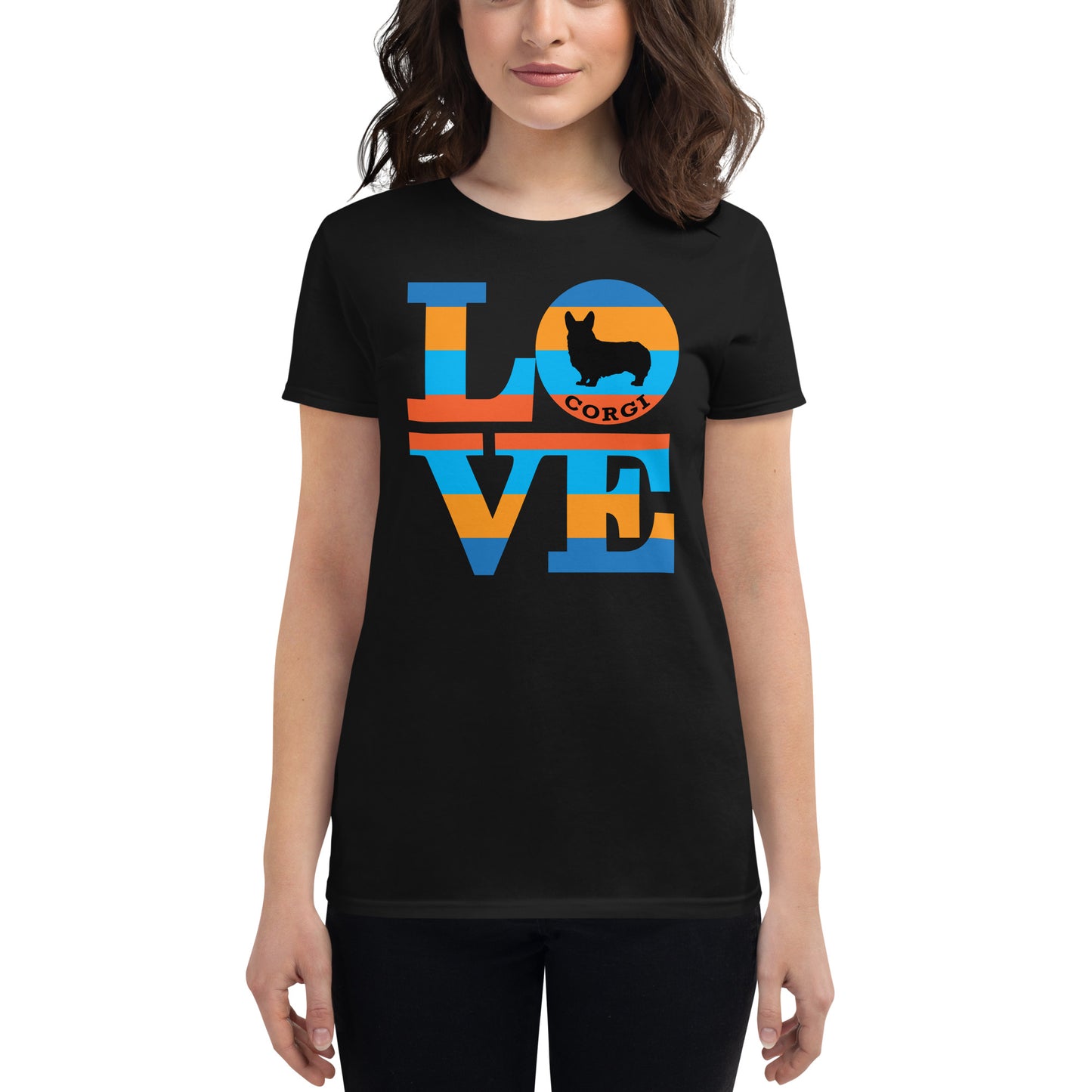 Love Corgi Women's short sleeve t-shirt