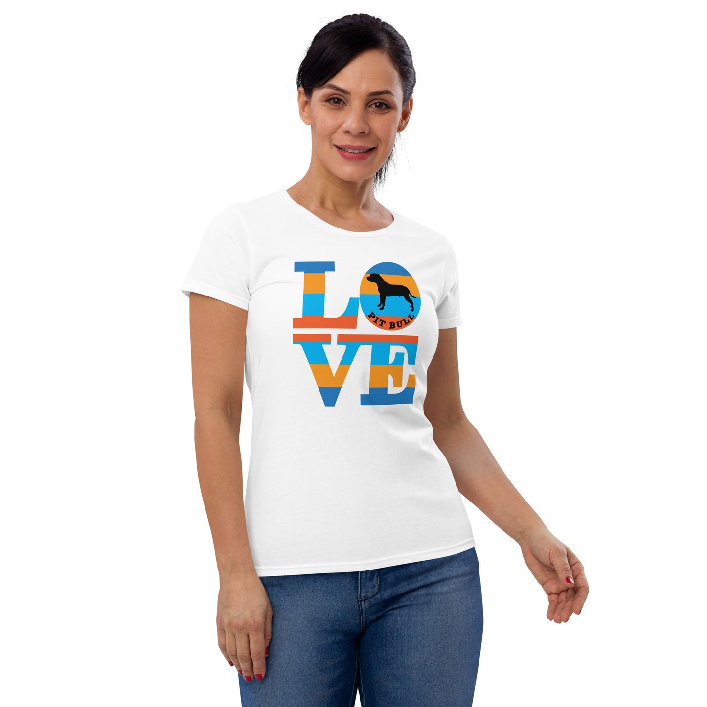 Love Pit Bull Women's short sleeve t-shirt