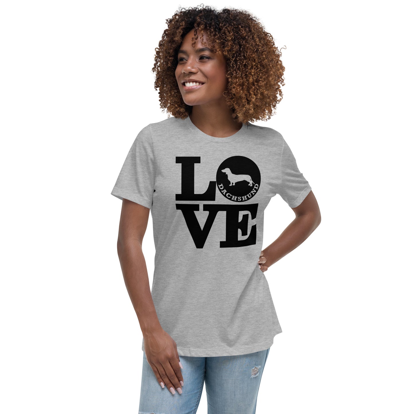 Love Dachshund Women's Relaxed T-Shirt