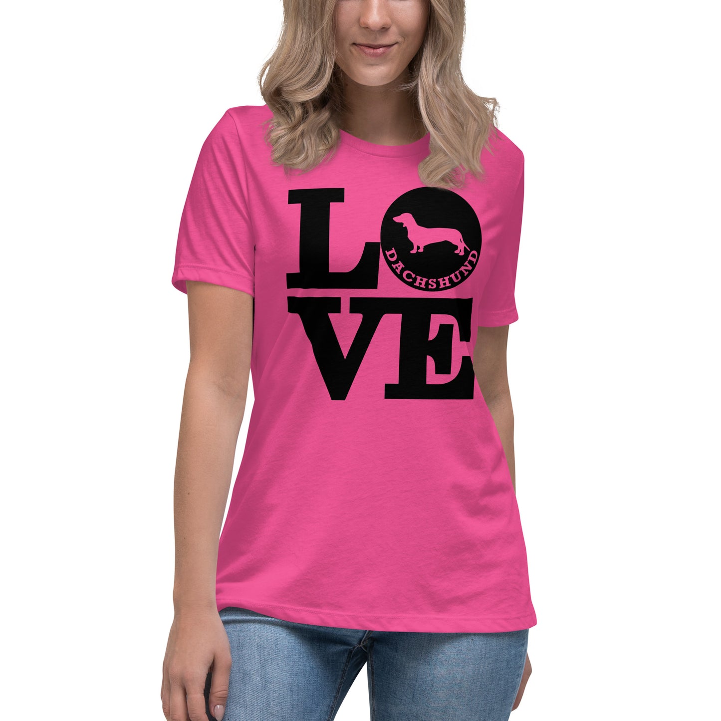 Love Dachshund Women's Relaxed T-Shirt