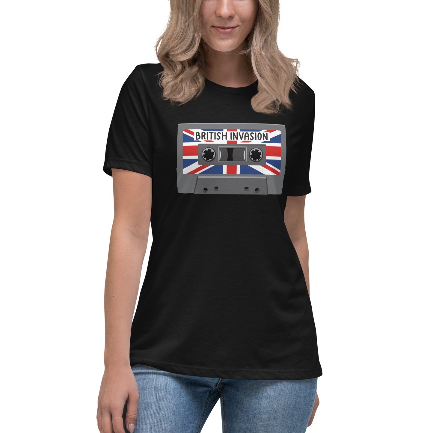 British Invasion Cassette Tape Women's Relaxed T-Shirt
